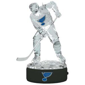 New! St. Louis Blues Ice Hockey Hallmark Keepsake Ornament NHL Trophy + Light